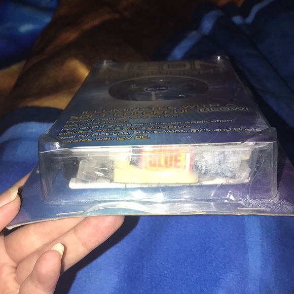 54 studio neon string light blue for car New - Picture 3 of 5